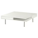 TOFTERYD Coffee table, high-gloss white, 95x95 cm