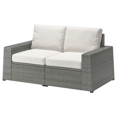 2-seat modular sofa, outdoor/indoor  161x82x88 cm