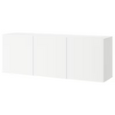 BESTÅ Wall-mounted cabinet combination, white/Lappviken white, 180x42x64 cm