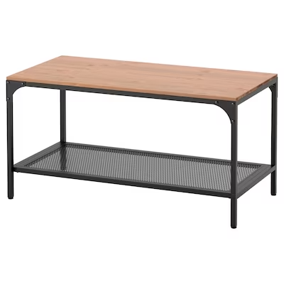 FJÄLLBO Coffee table, black, 90x46 cm