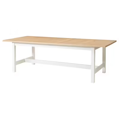 NORDEN Extendable table, oak, 155/210x90 cm