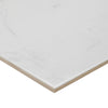 Elegance White Gloss Marble effect Ceramic Wall & floor Tile, Pack of 7, (L)600mm (W)300mm