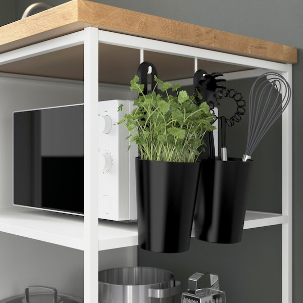 Corner kitchen, white/grey frame + Hoover Appliances +Installation