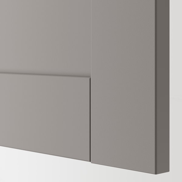 Kitchen, anthracite/grey frame, 323x63.5x241 cm+Bush Appliances + Installation