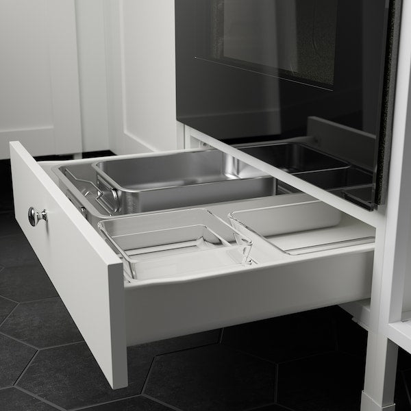 Kitchen, white/high-gloss white, 323x63.5x241 cm + Bosch Appliances + Installation