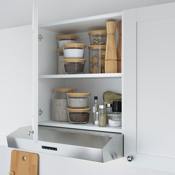 Kitchen, white frame, 243x63.5x222 cm +Bush Appliances + Installation