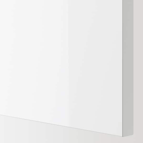 Kitchen, white/high-gloss white, 323x63.5x241 cm + Hoover + Installation