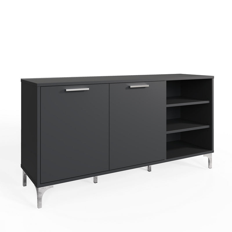 Frank Olsen Ouverte grey sideboard with LED mood lighting