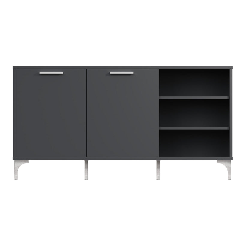 Frank Olsen Ouverte grey sideboard with LED mood lighting