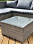 Garden Store Direct Victoria Modular 3 Piece Corner Lounge Chaise Set Grey