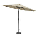 GardenKraft 14630 2.7m Beige Outdoor Garden Parasol