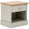 GFW Kendal 1 Drawer Bedside Grey x 2
