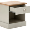 GFW Kendal 1 Drawer Bedside Grey x 2