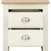 GFW Lancaster 2 Drawer Bedside Cream x 2