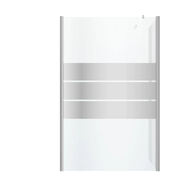 GoodHome Beloya Mirror glass Chrome effect Walk-in Panel (H)1950mm (W)1250mm