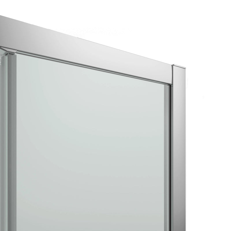 GoodHome Beloya Rectangular Shower enclosure with Corner entry double sliding door (W)1200mm (D)800mm