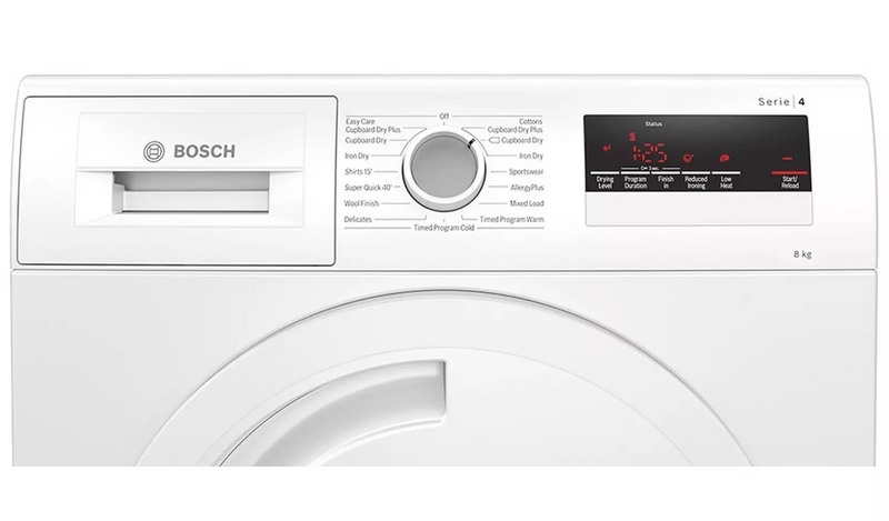 Bosch WTN83201GB 8KG Condenser Tumble Dryer - White795/0256