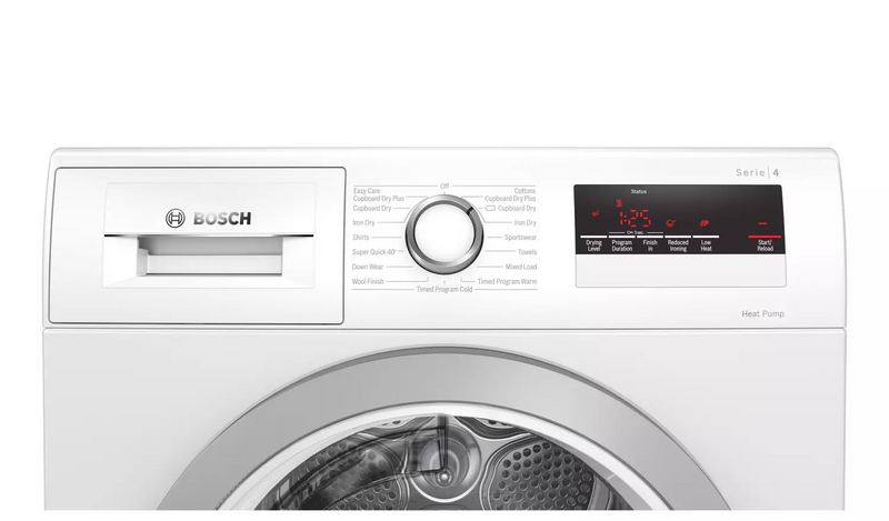 Bosch WTH85222GB 8KG Heat Pump Tumble Dryer - White959/1644