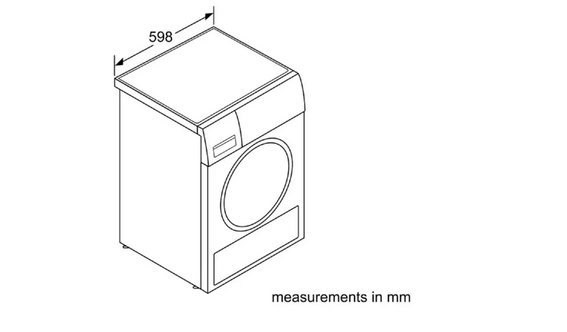 Bosch WTH85222GB 8KG Heat Pump Tumble Dryer - White959/1644