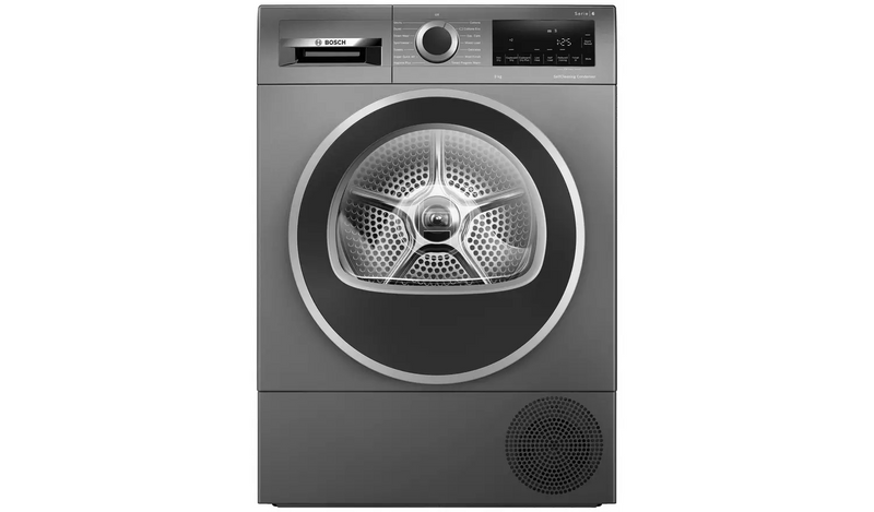 Bosch WQG245R9GB 9KG Heat Pump Tumble Dryer - Graphite115/1192