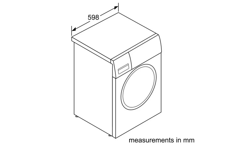 Bosch WTH84000GB 8KG Heat Pump Tumble Dryer - White756/9245