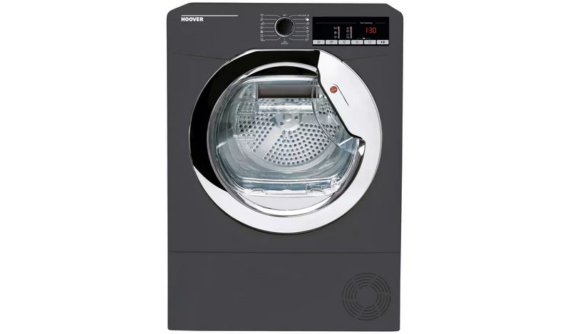Hoover H-DRY 300 HLE C9DRGR-80 Wifi Connected 9Kg Condenser Tumble Dryer - Graphite