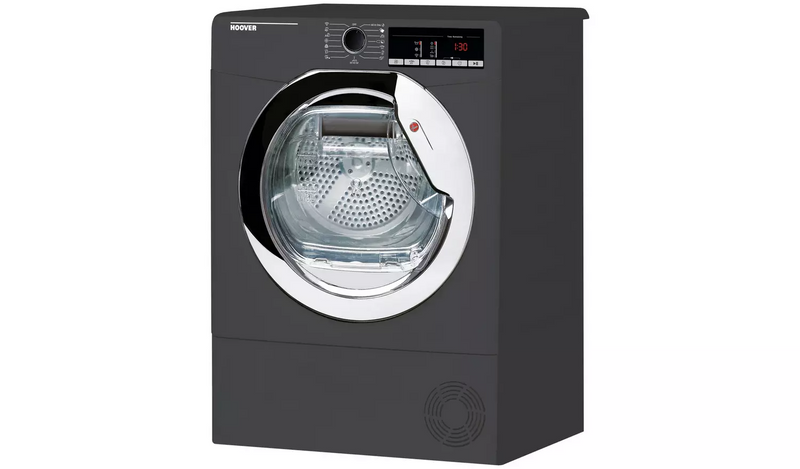 Hoover HLE C9TCER-80 9KG Condenser Tumble Dryer - Graphite959/8458