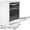 Bosch SMS2HVW67G Full Size Dishwasher - White955/4533