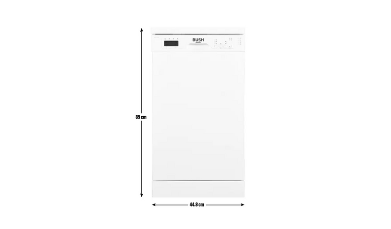 Bush BFSLSAE9W Slimline Dishwasher - White939/3505