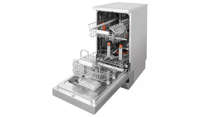 Hotpoint HSFO3T223WXUK Slimline Dishwasher - Stainless Steel933/8340