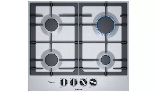 Bosch PCP6A5B90 Cast Iron Support 60cm Gas Hob - S/Steel112/3089