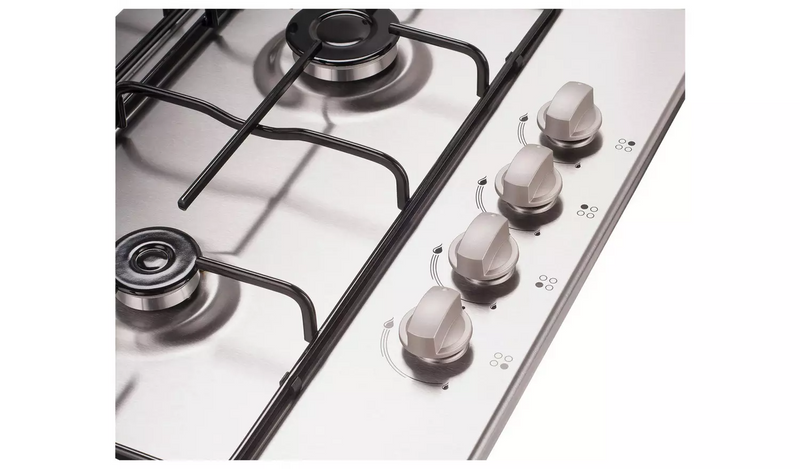 Bush DHG60GNSS Gas Hob - Stainless Steel918/8356