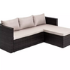 Habitat Mini Corner Sofa Set with Storage - Brown873/5645