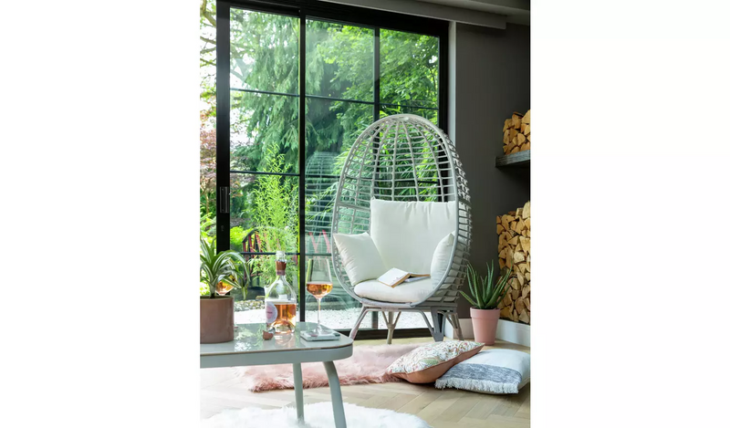 Habitat Kora Egg Chair - Grey954/0815