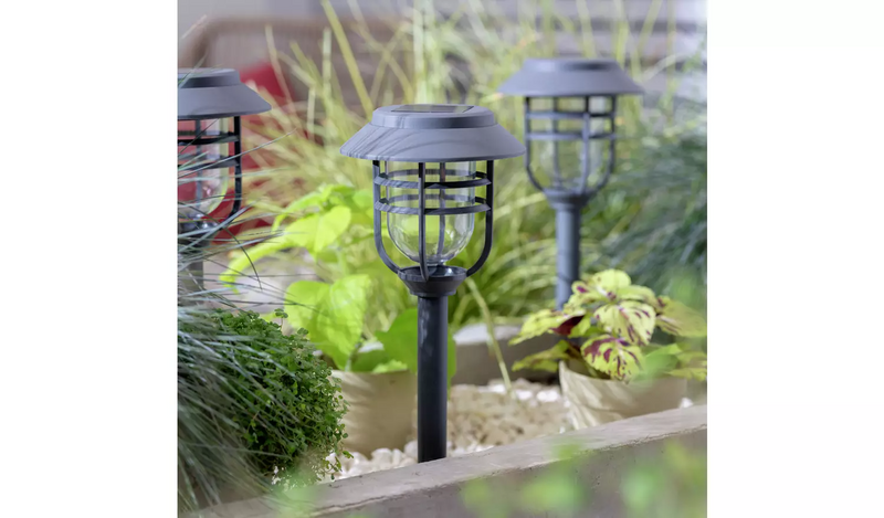 Garden by Sainsbury's Set of 6 Caged Stake Solar Lights940/2290