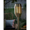 Garden by Sainsbury's Metal Dancing Flame Torch Solar Lights881/8304