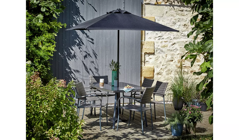 Garden table with parasol hole argos sale