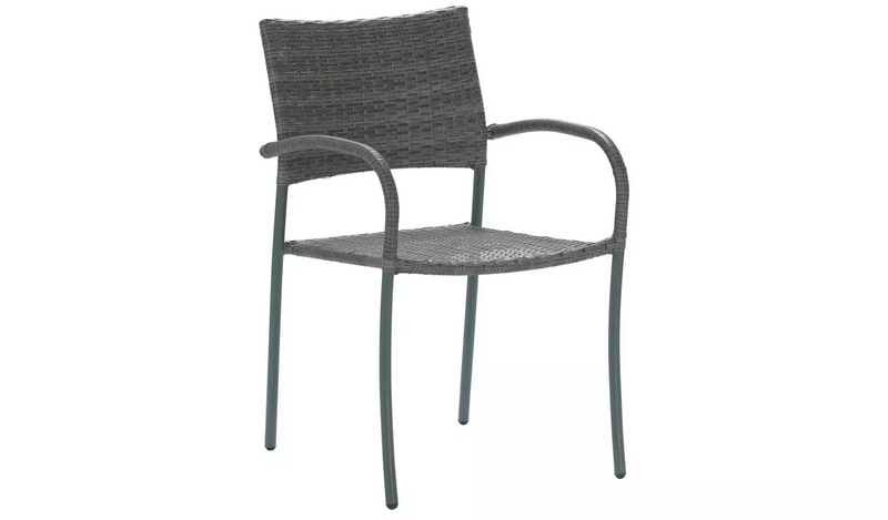 Argos Home Cusco Rattan Effect 6 Seater Patio Set - Grey865/5127