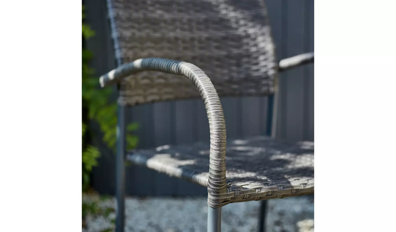 Argos Home Cusco Rattan Effect 6 Seater Patio Set Grey865 5127