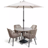 Habitat Malta 4 Seater Patio Set - Natural898/1671