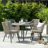 Habitat Malta 4 Seater Patio Set - Natural898/1671
