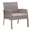 Argos Home Lucia 4 Seater Rattan Effect Sofa Set - Grey312/0004