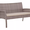 Argos Home Lucia 4 Seater Rattan Effect Sofa Set - Grey312/0004