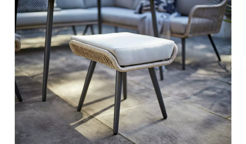 Malta 6 seater steel corner sofa set 2025