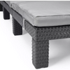 Keter Daytona Rattan Effect Sun Lounger - Graphite476/7947