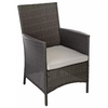 Argos Home 6 Seater Rattan Effect Sofa Set - Dark Grey743/7377