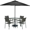 Argos Home Cusco Rattan Effect 4 Seater Patio Set - Grey850/7529