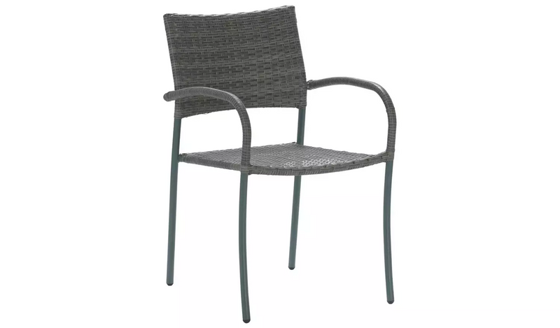 Argos Home Cusco Rattan Effect 4 Seater Patio Set - Grey850/7529