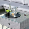 Habitat 5 Seater Rattan Effect Corner Sofa Set - Grey939/7673