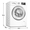 Bosch Series 4 WAN28259GB 9kg Washing Machine with 1400 rpm - White
